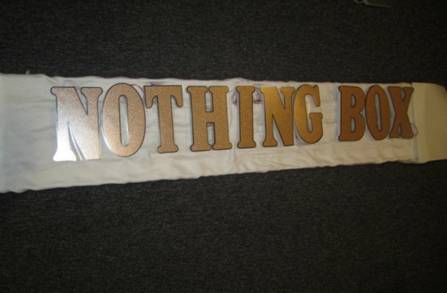 Nothing Box custom boat lettering